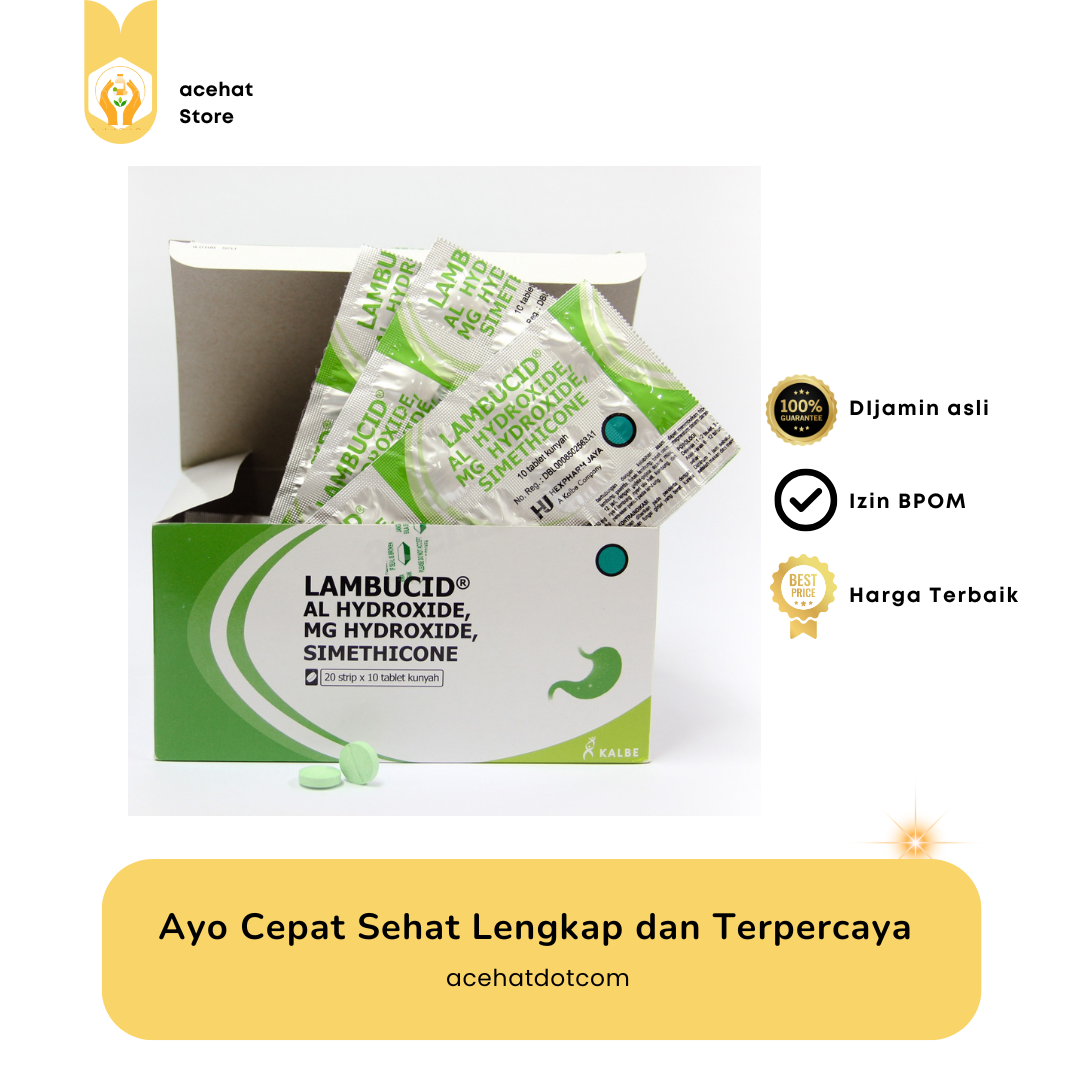 LAMBUCID 20 STRIP @10 TABLET KUNYAH