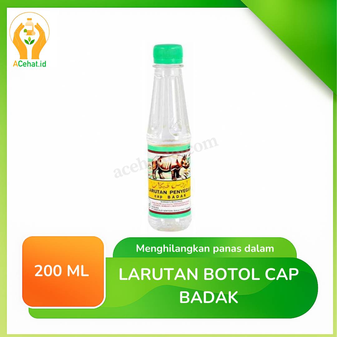 LARUTAN BOTOL CAP BADAK 200 ML