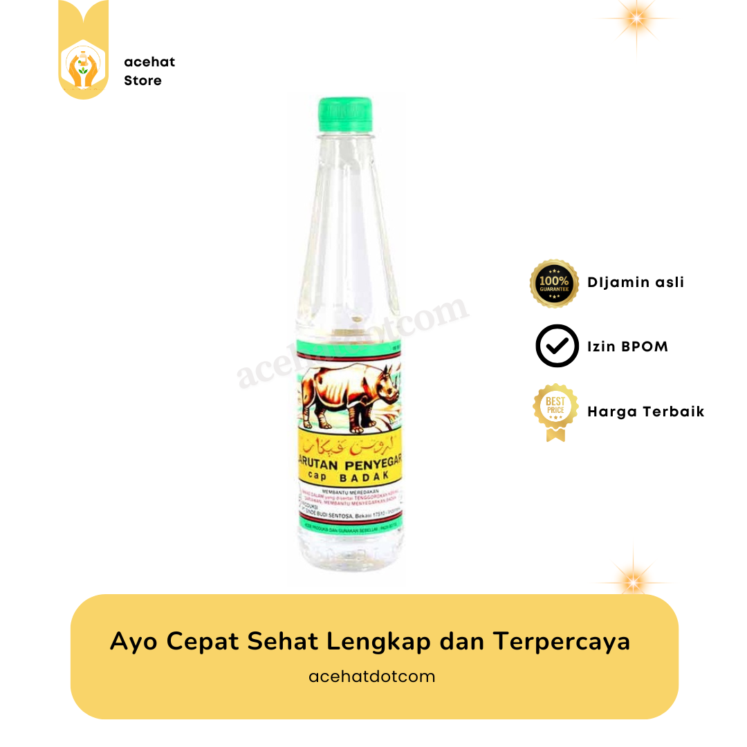 LARUTAN BOTOL CAP BADAK 500 ML