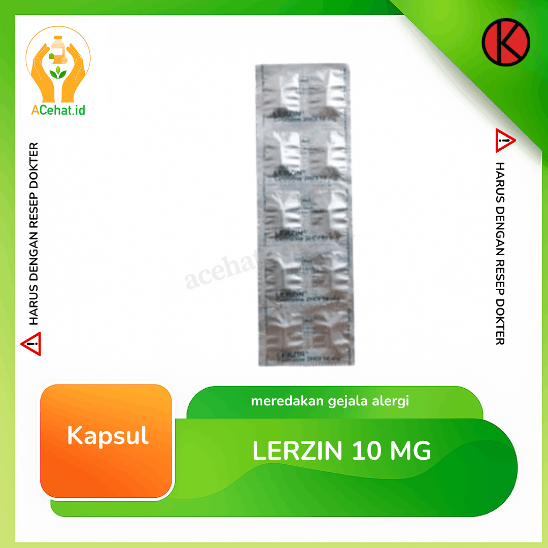 Lerzin 10 mg 10 Kapsul