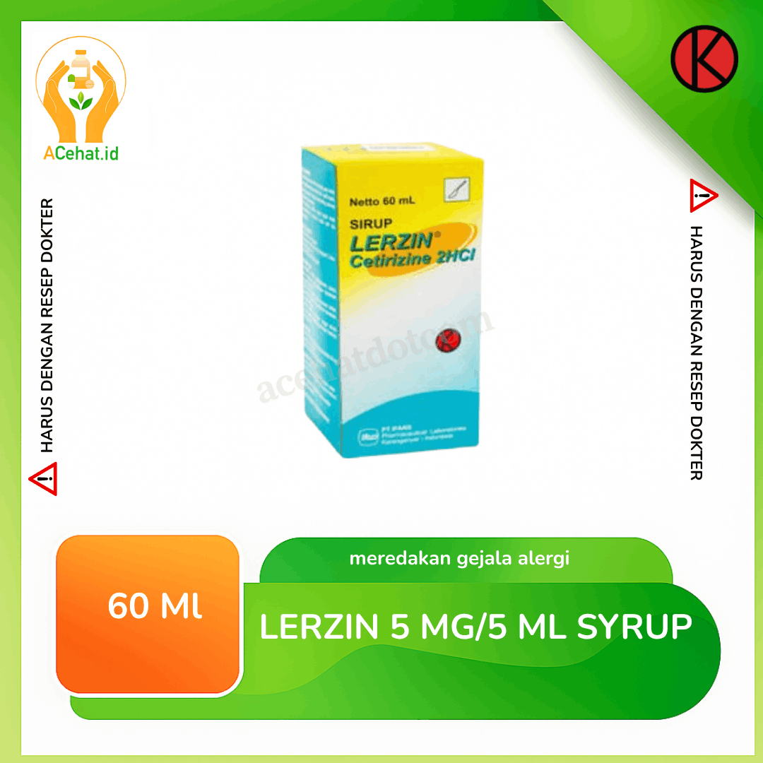 Lerzin 5 mg/ 5 ml Sirup 60 ml