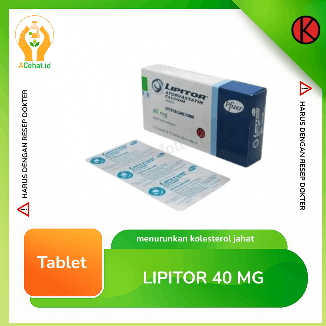 Lipitor 40 mg Tablet