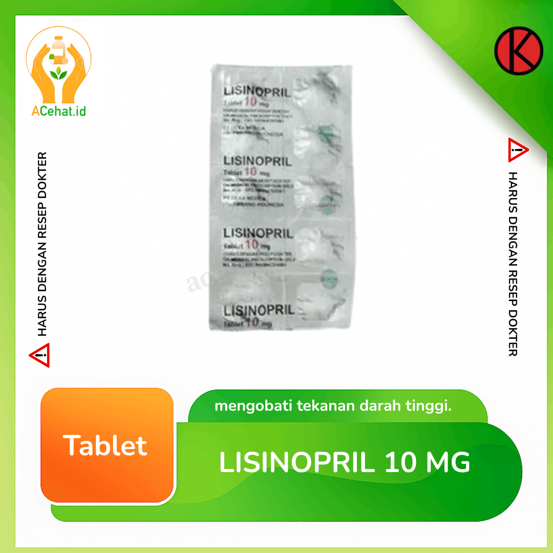 Lisinopril 10 mg Tablet