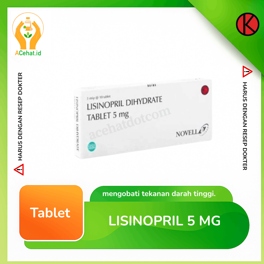 Lisinopril 5 mg Tablet