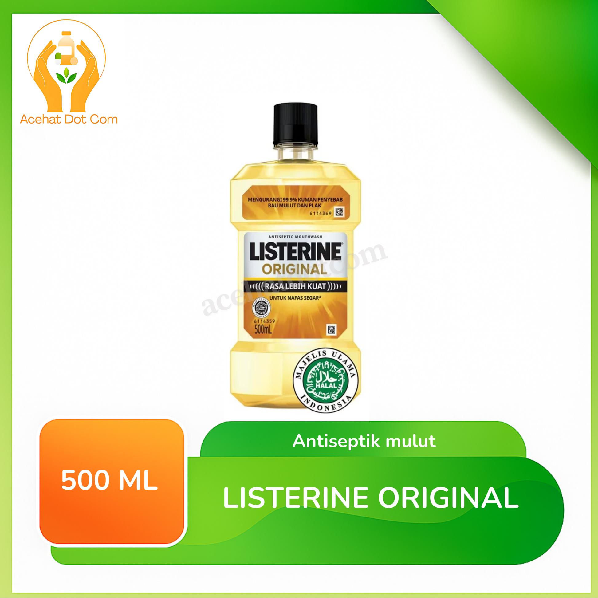 LISTERINE ORIGINAL 500 ML