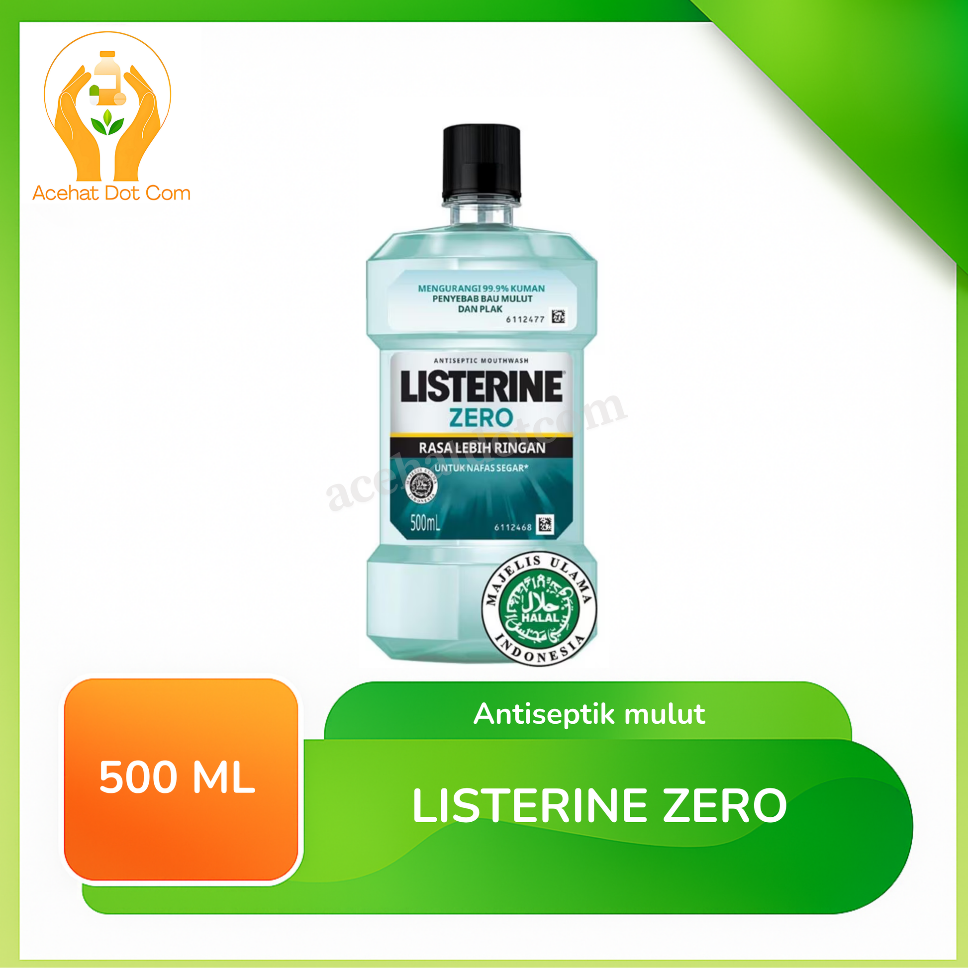 LISTERINE ZERO 500 ML