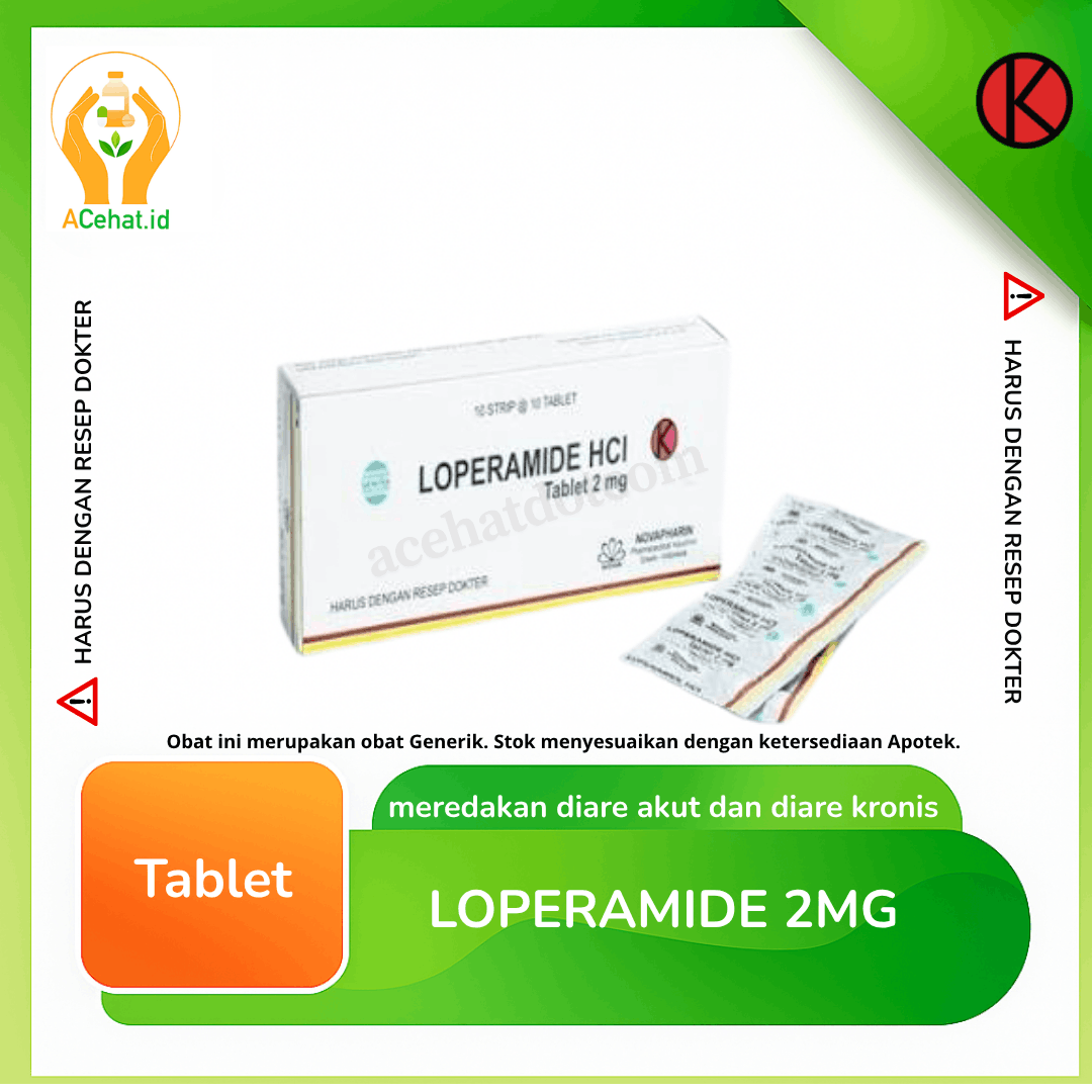 Loperamide 2 mg 10 Tablet