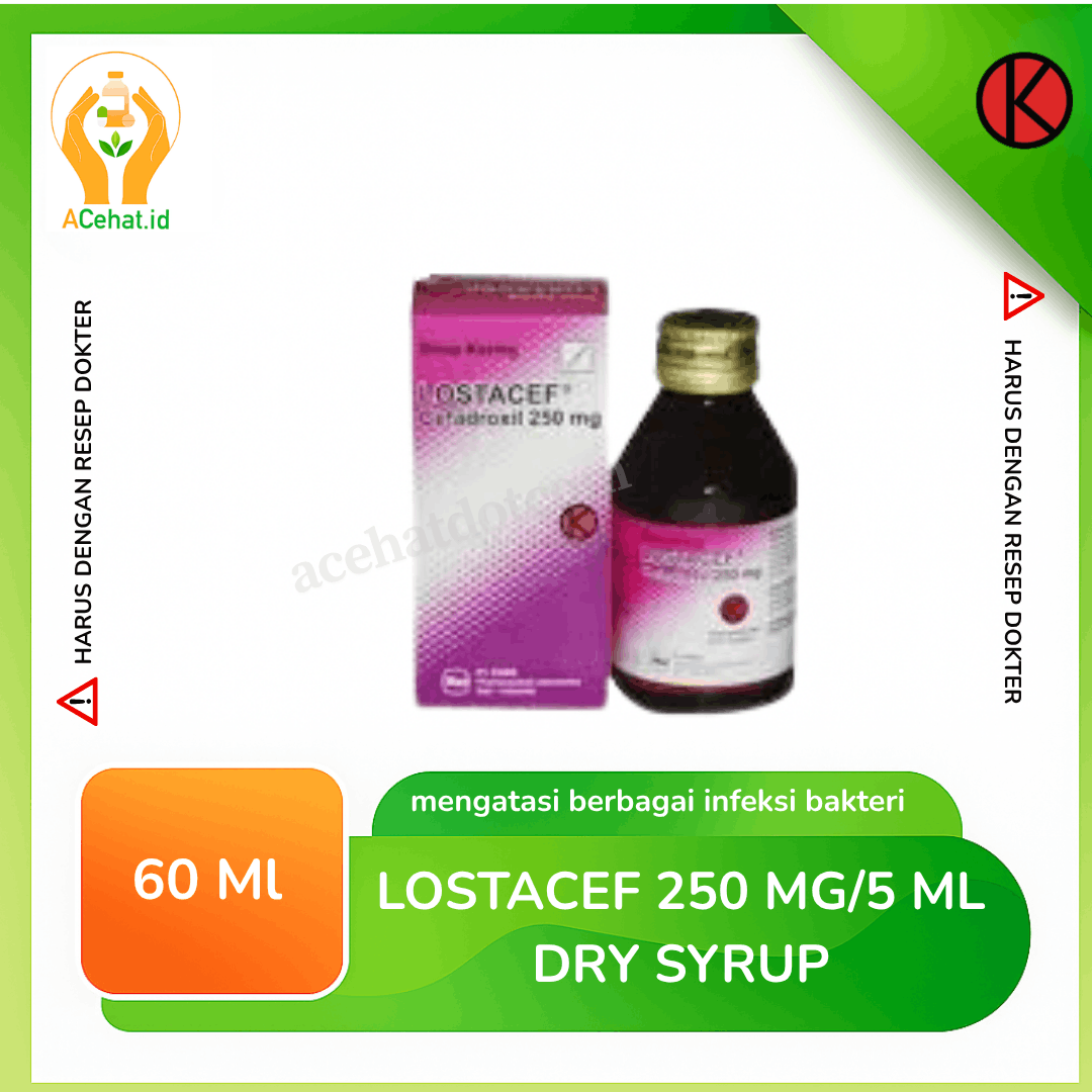 Lostacef 250 mg/5 ml Dry Sirup 60 ml