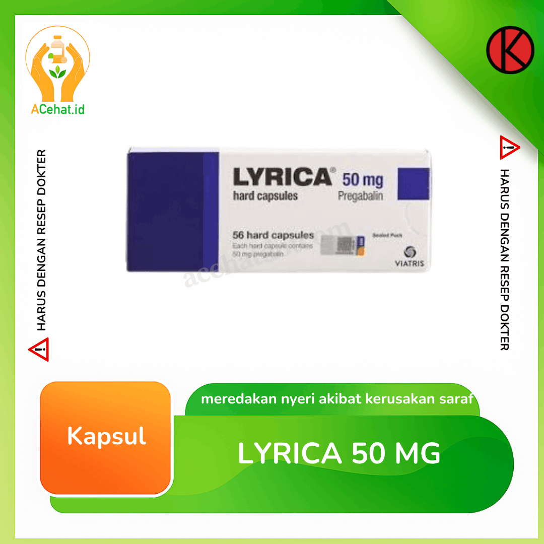 Lyrica 50mg 14 Kapsul