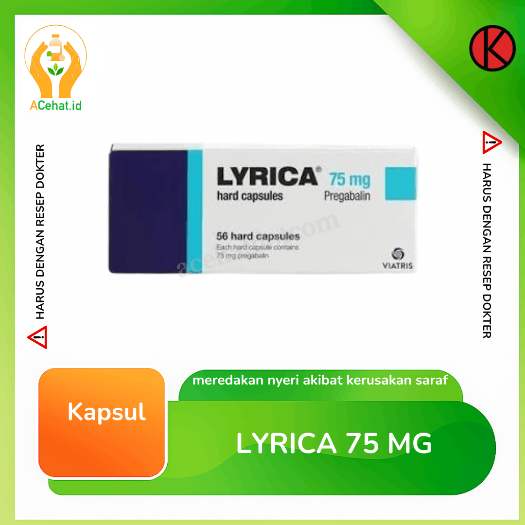 Lyrica 75mg 14 Kapsul