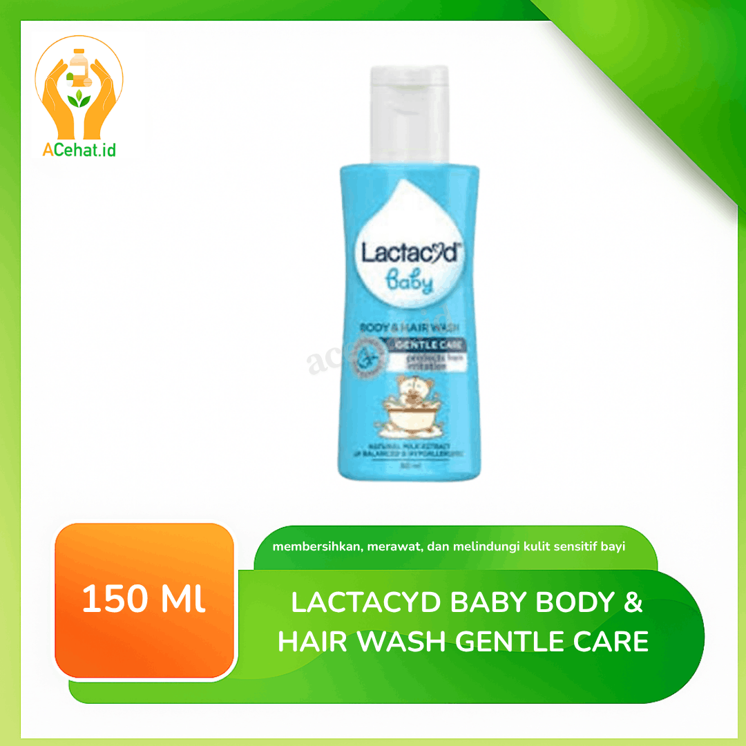 Lactacyd Baby Body & Hair Wash Gentle Care 150 ml
