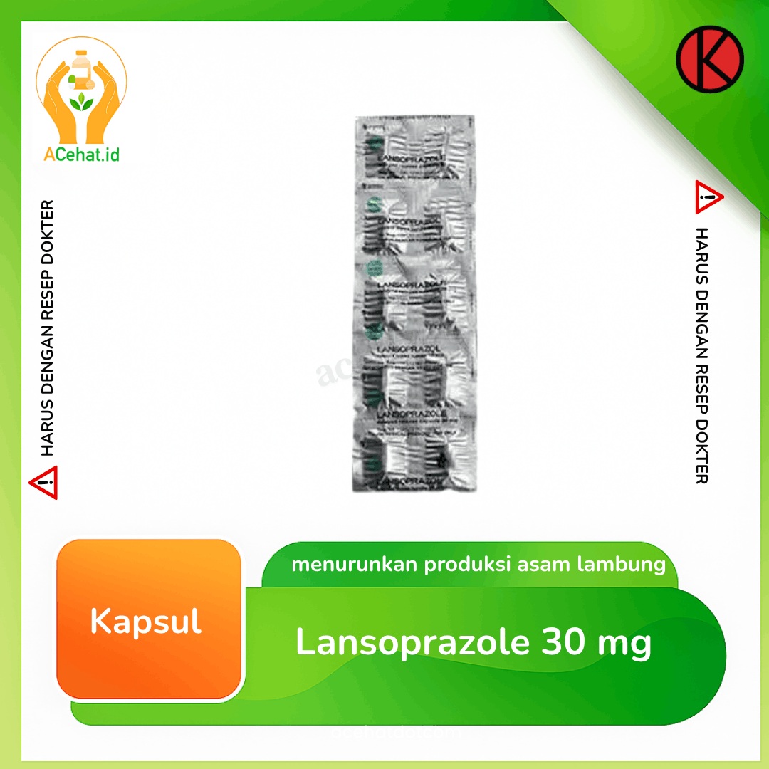 Lansoprazole 30 mg 10 Kapsul