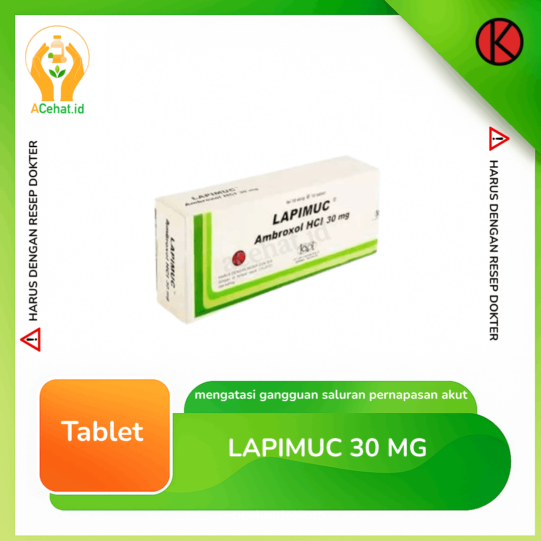 Lapimuc 30 mg 10 Tablet