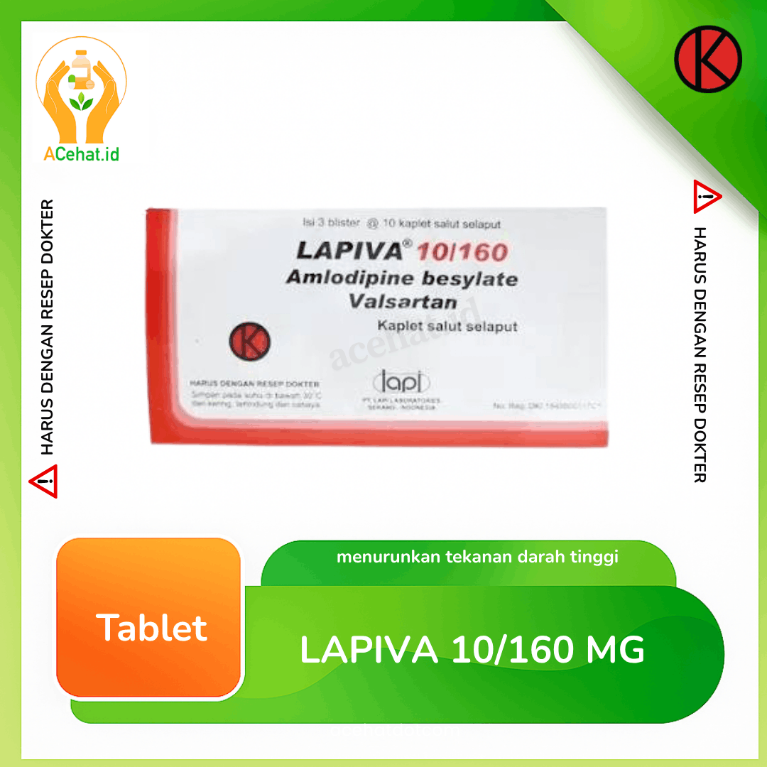 Lapiva 10/160 mg Tablet