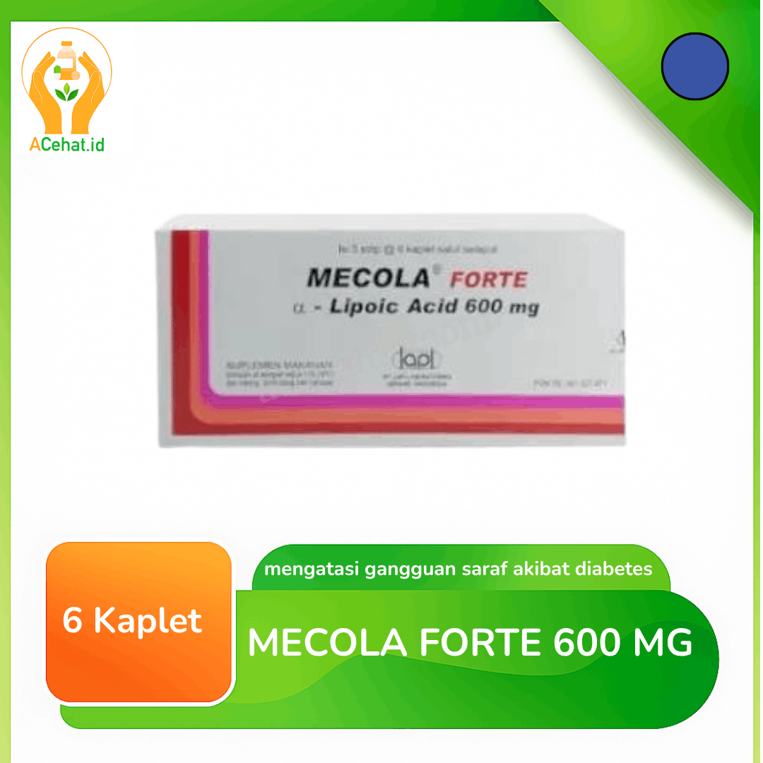 Mecola Forte 600 mg 6 Kaplet