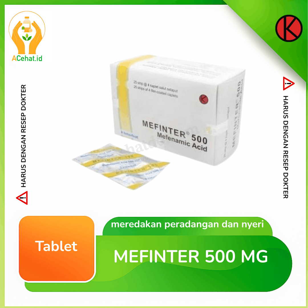 Mefinter 500 mg 4 Tablet