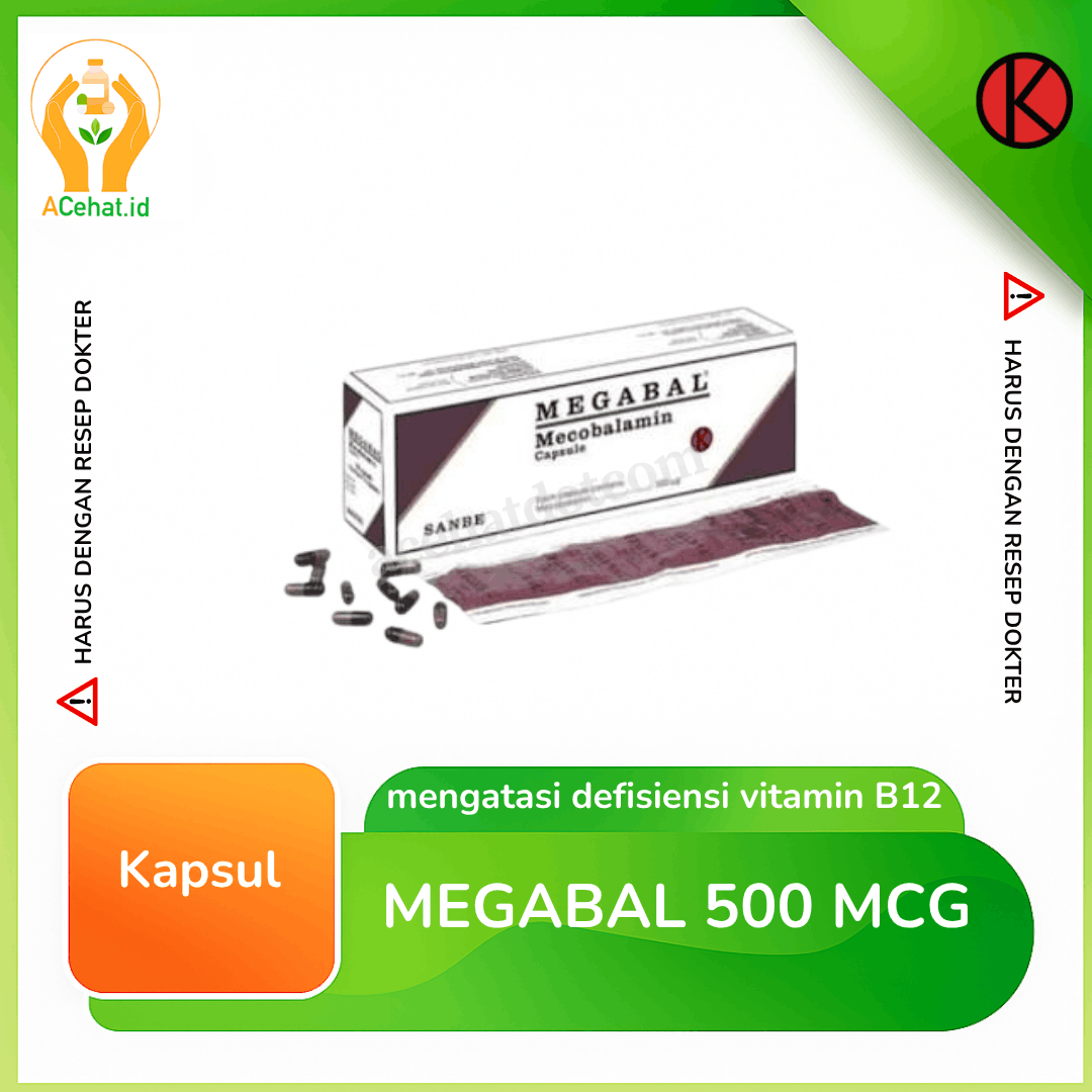 Megabal 500 mcg 10 Kapsul
