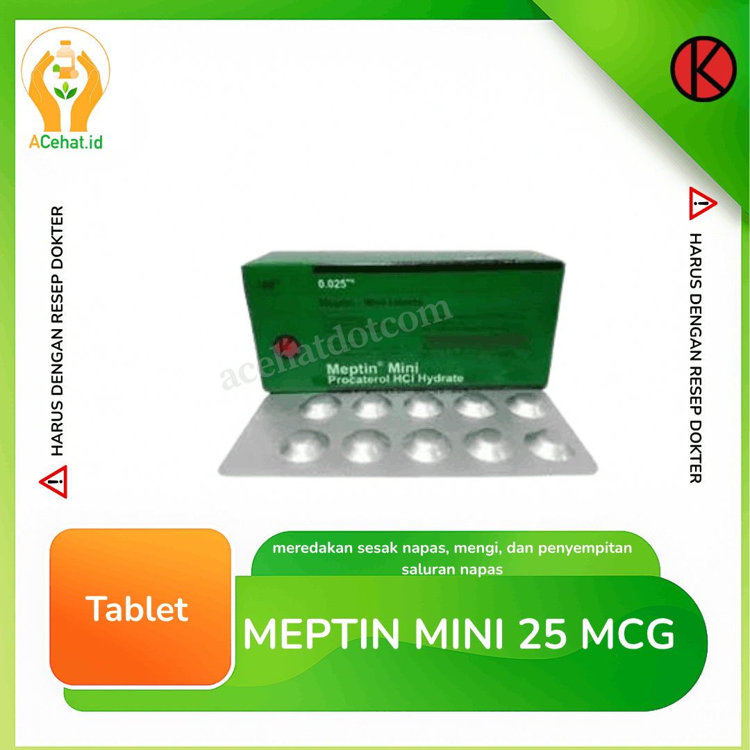 Meptin Mini 25 mcg Tablet