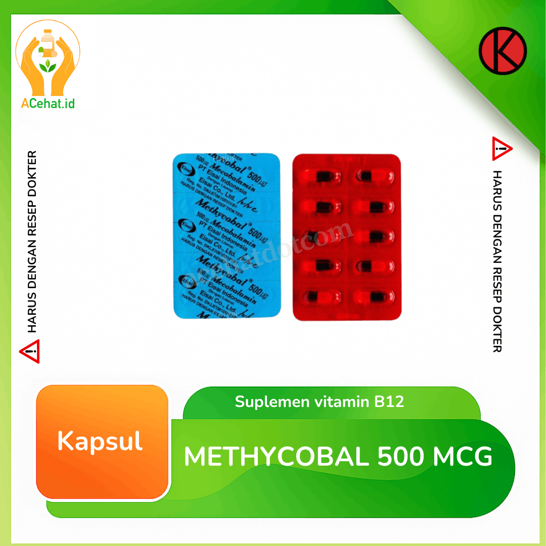 Methycobal 500 mcg 10 Kapsul