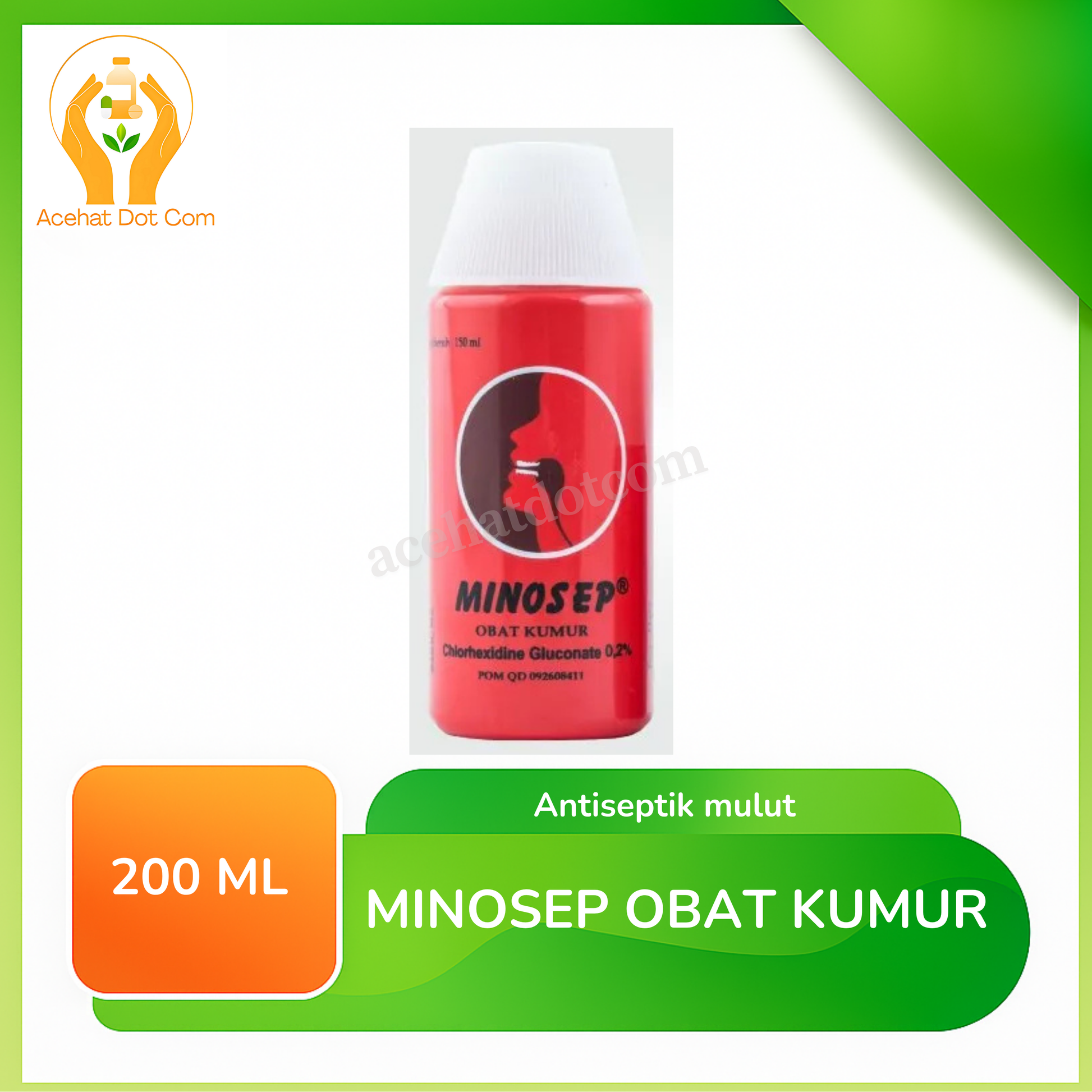 MINOSEP OBAT KUMUR 0.2% 200 ML