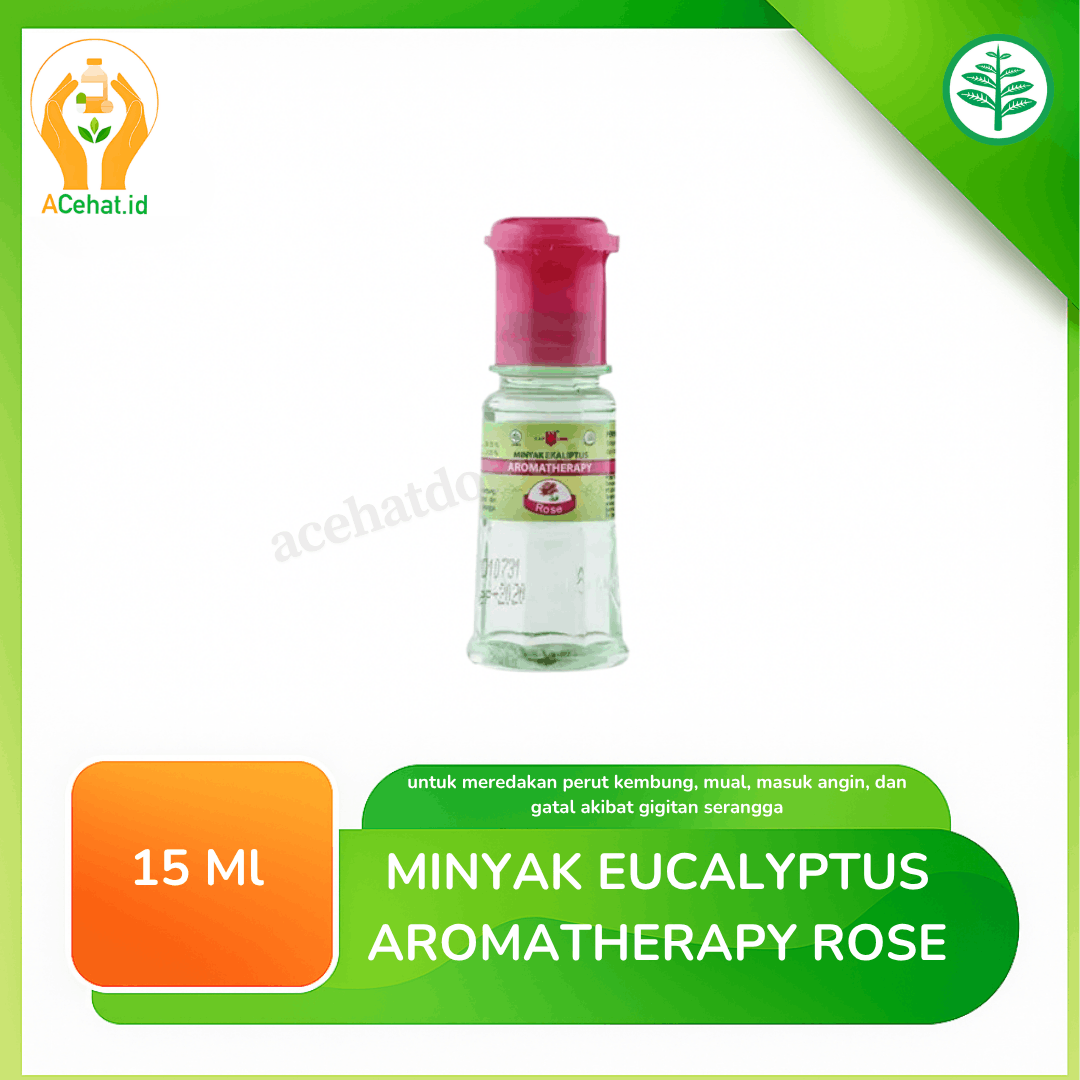 Minyak Eucalyptus Aromatherapy Rose 15 ml Cap Lang