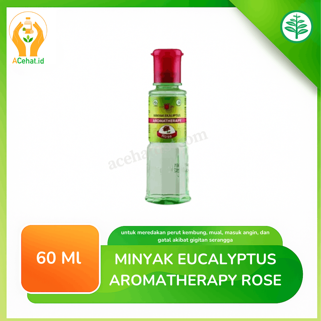 Minyak Eucalyptus Aromatherapy Rose 60 ml Cap Lang