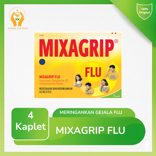 MIXAGRIP FLU KAPLET 25 STRIP ISI 4
