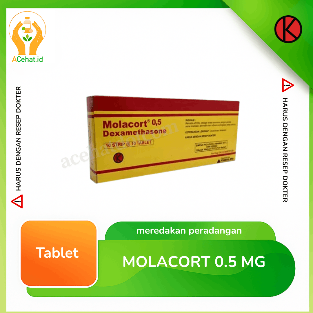 Molacort 0.5 mg 10 Tablet