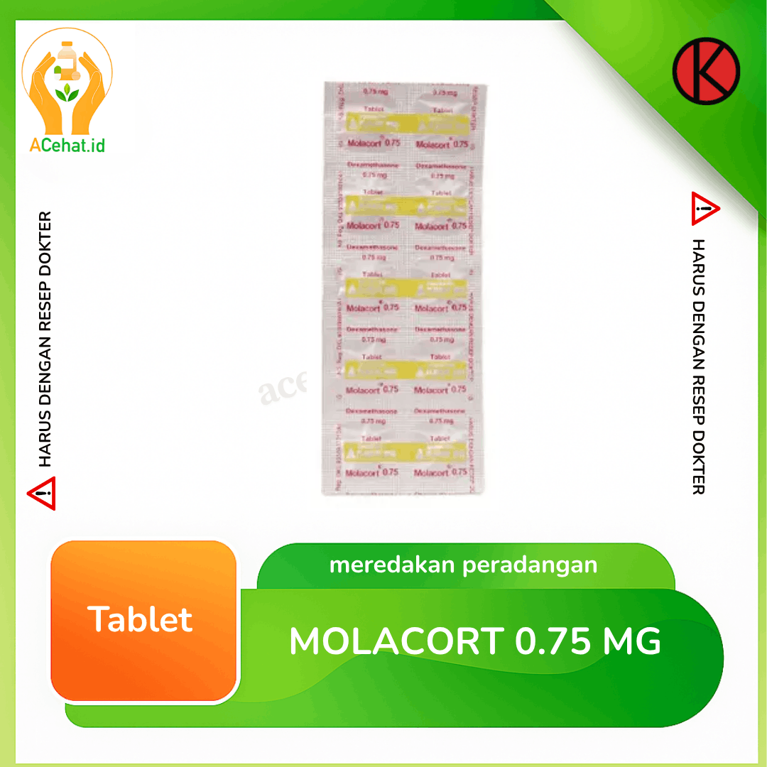 Molacort 0.75 mg 10 Tablet
