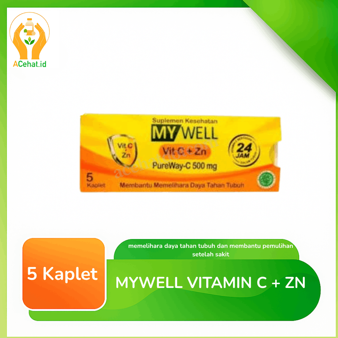 Mywell Vitamin C + Zn 5 Kaplet