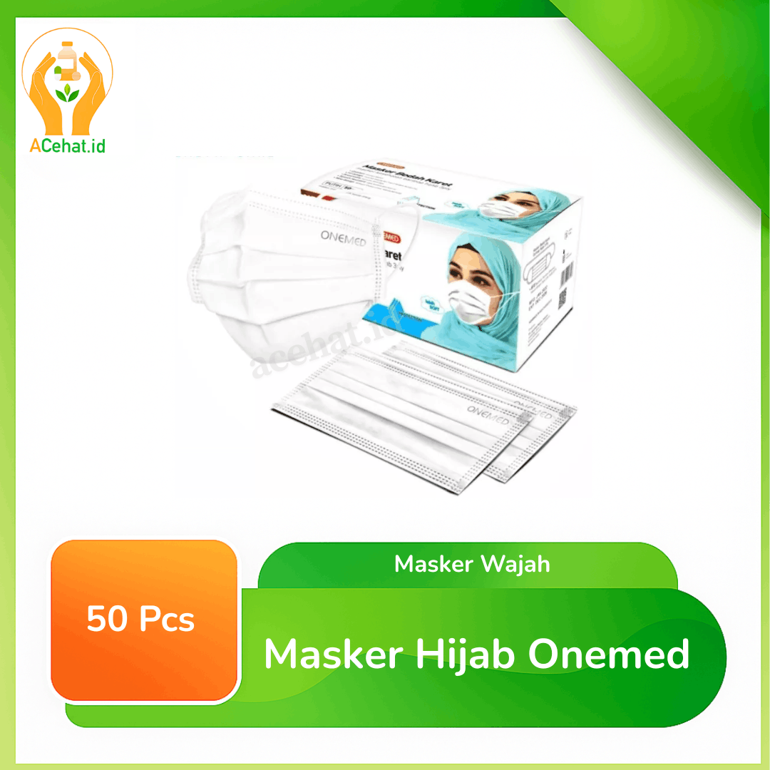 Masker Hijab Onemed 50 Pieces