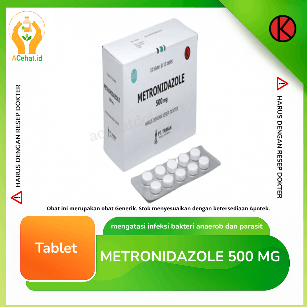 Metronidazole 500 mg 10 Tablet