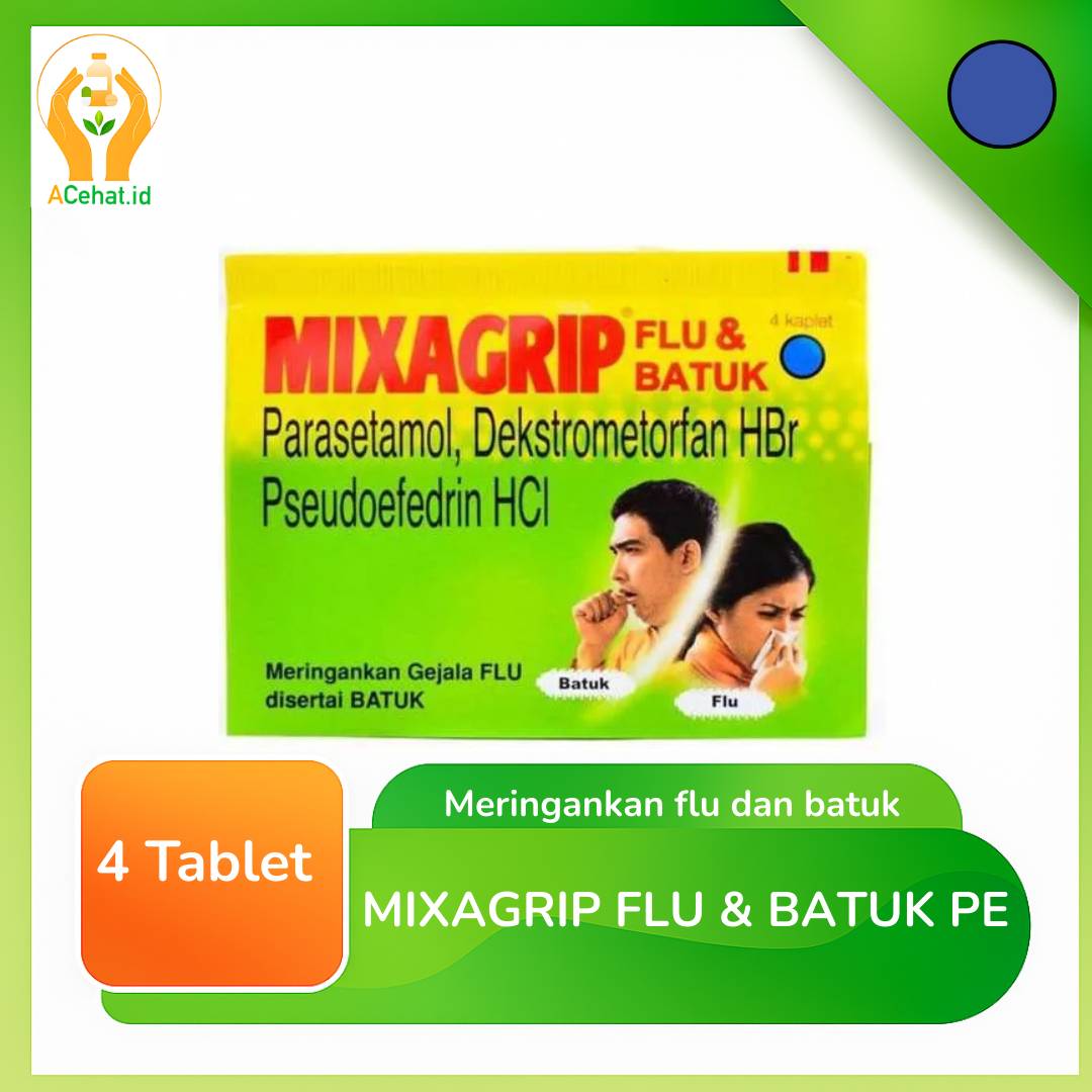 MIXAGRIP FLU & BATUK PE 25 STRIP @ 4 TAB