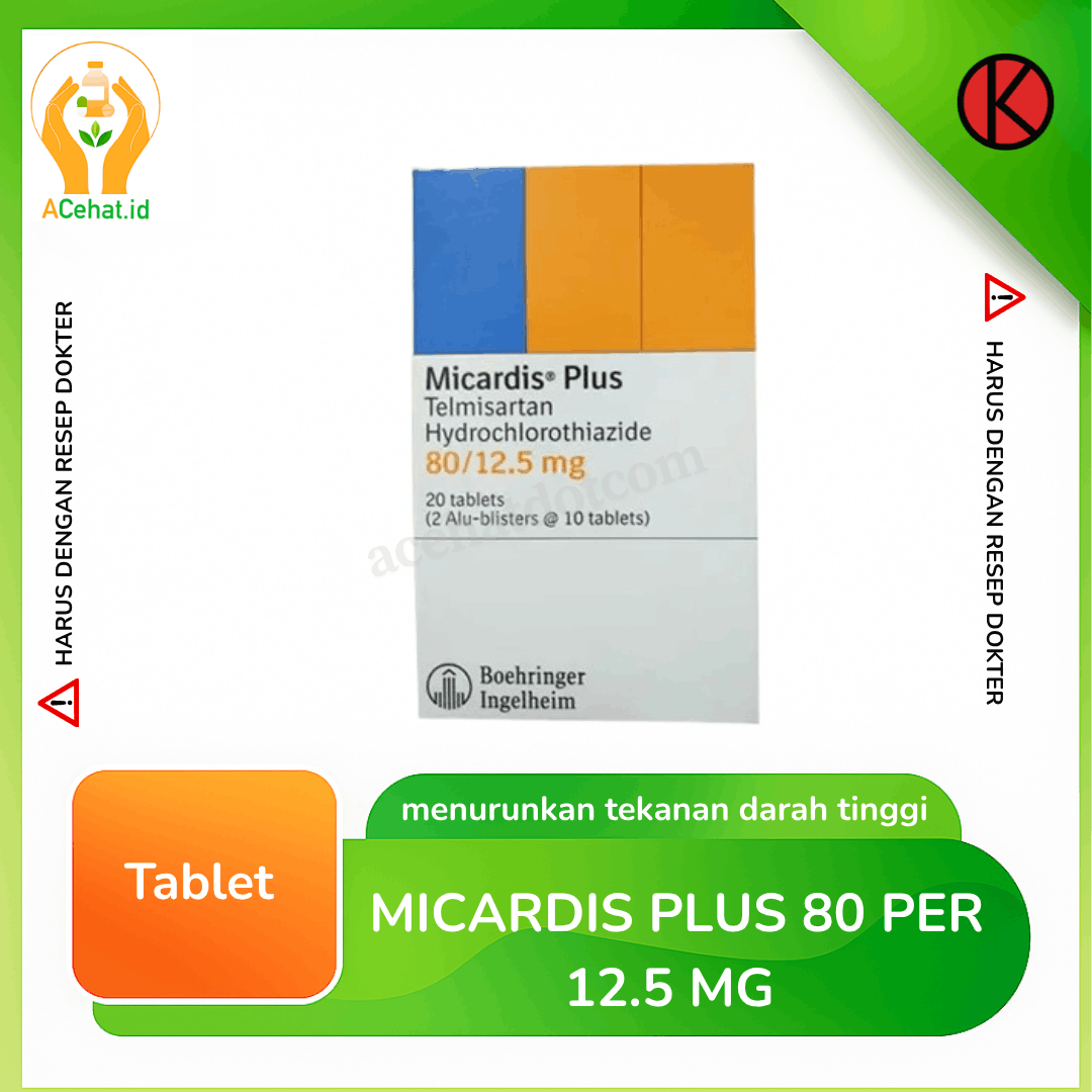 Micardis Plus 80 Per 12.5 Mg Tab