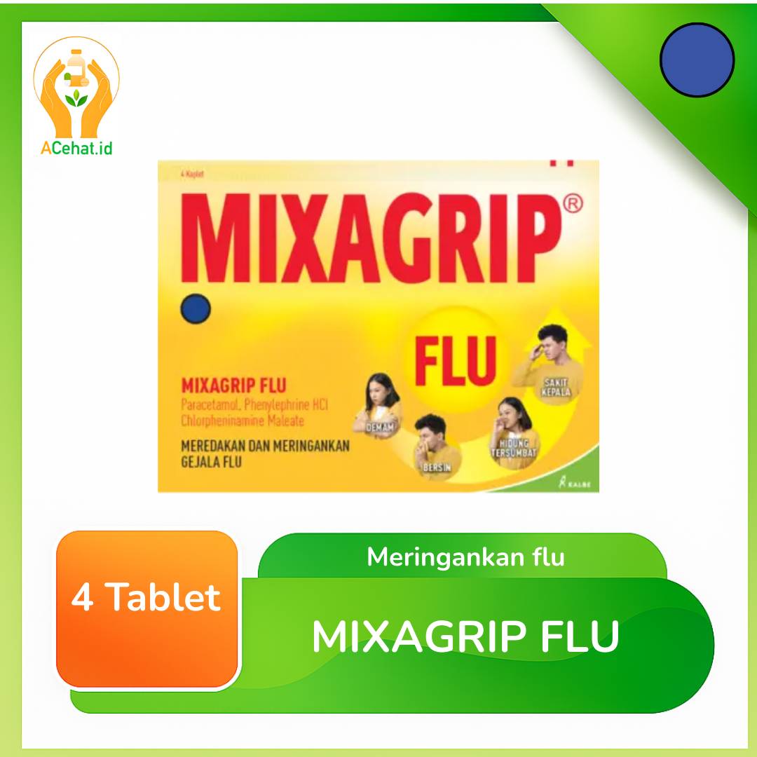 MIXAGRIP FLU KAPLET 25 STRIP ISI 4