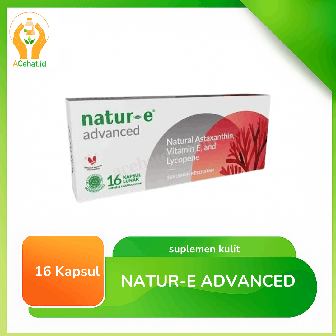 Natur-E Active Beauty Natural Vitamin E 300 IU 16 Kapsul