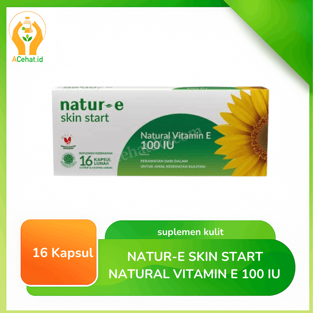 Natur-E Skin Start Natural Vitamin E 100 IU 16 Kapsul