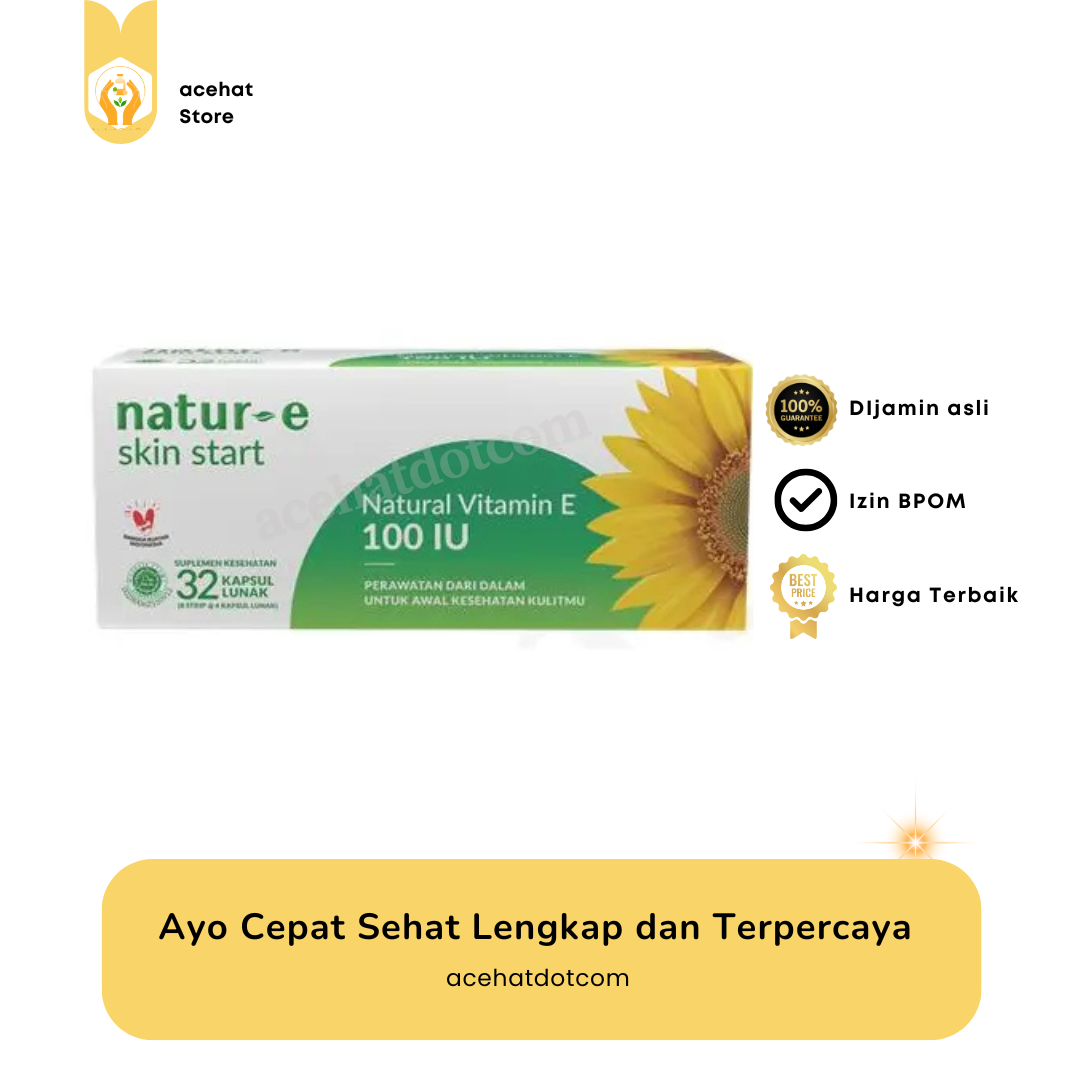 NATUR E SKIN START NAT VIT E 100 IU 32 TAB