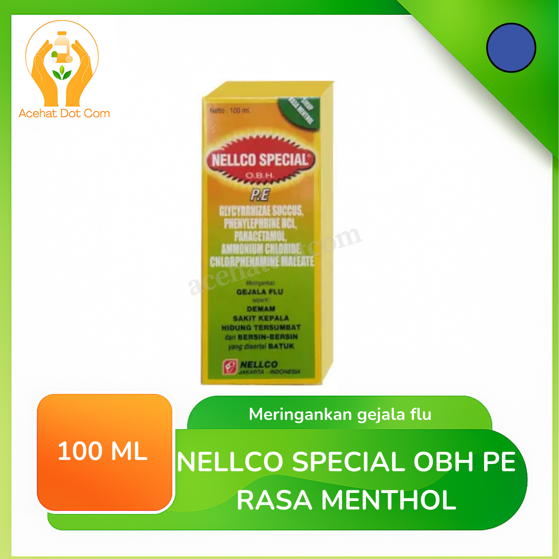 NELLCO SPECIAL OBH PE RASA MENTHOL 100 ML