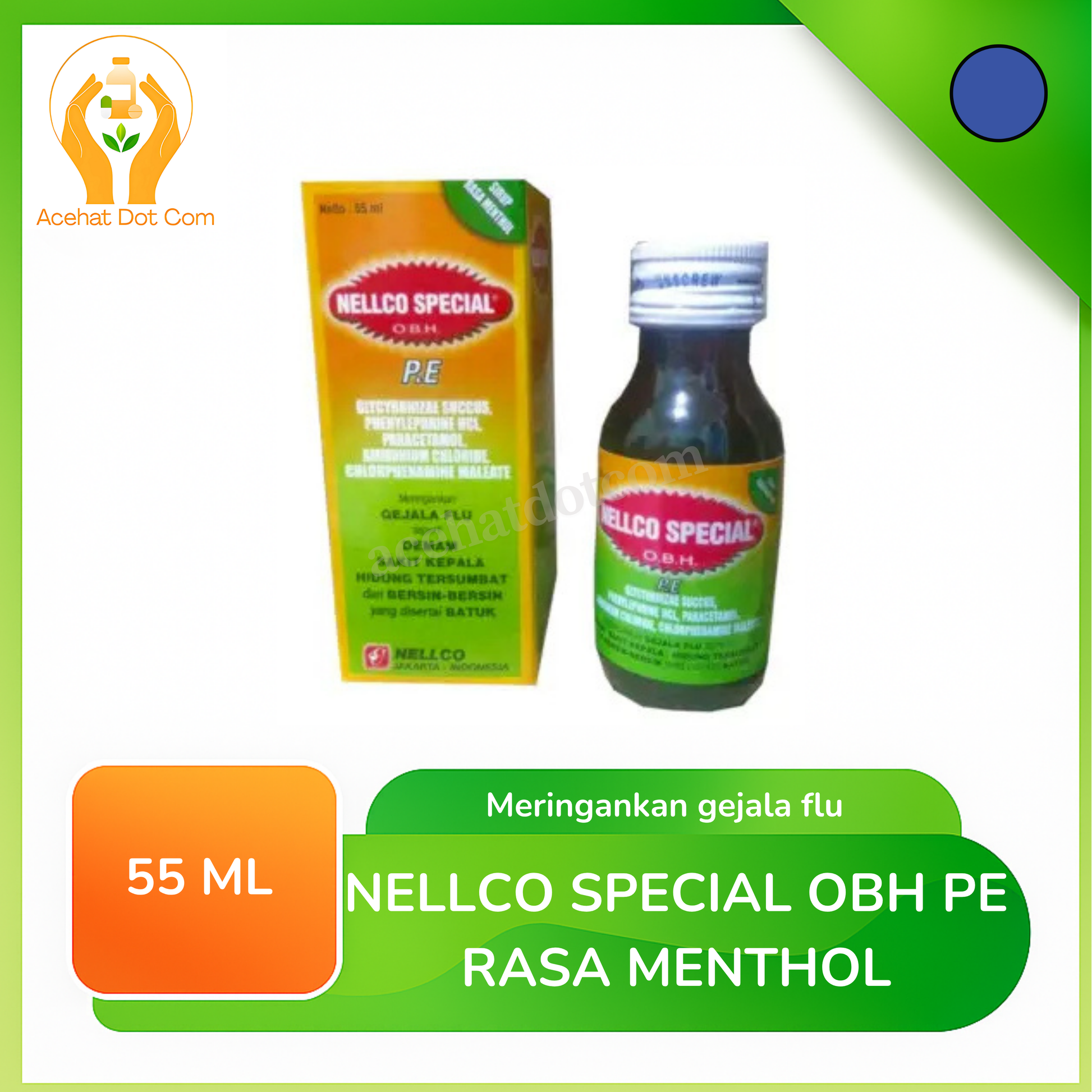 NELLCO SPECIAL OBH PE RASA MENTHOL 55 ML