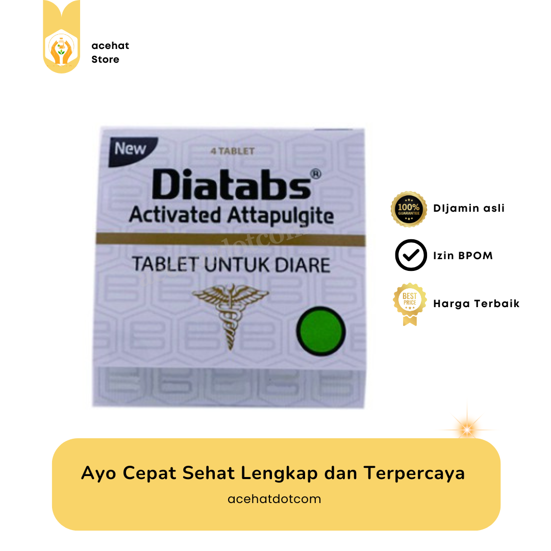 DIATABS 25 strip BARU @4 tab 
