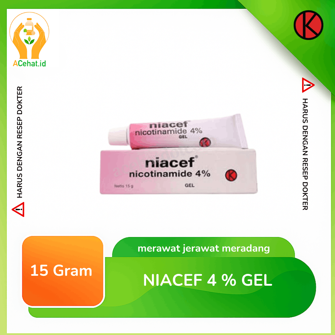 Niacef 4% Gel 15 g