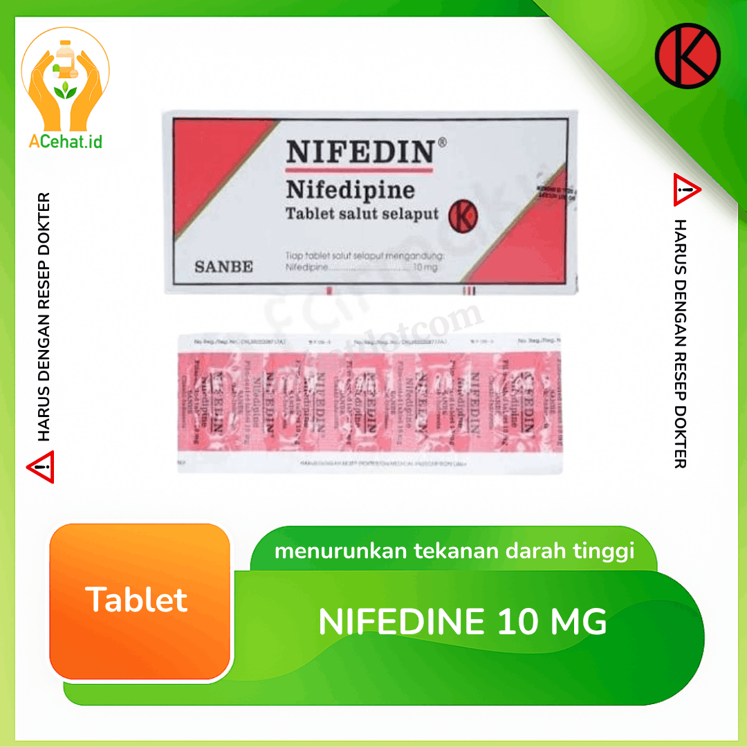 Nifedipine 10 mg 10 Tablet