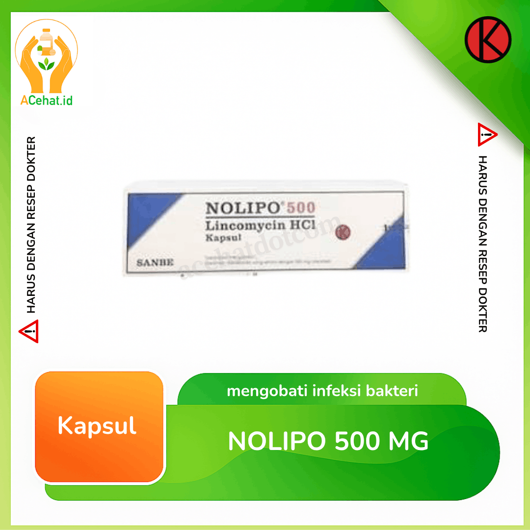 Nolipo 500 mg 10 Kapsul