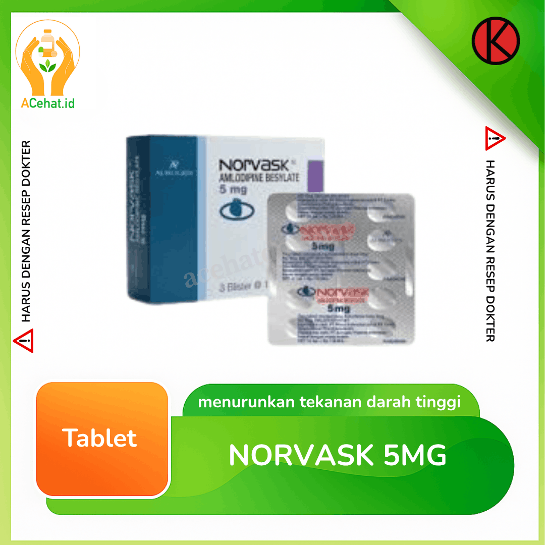 Norvask 5 mg 10 Tablet