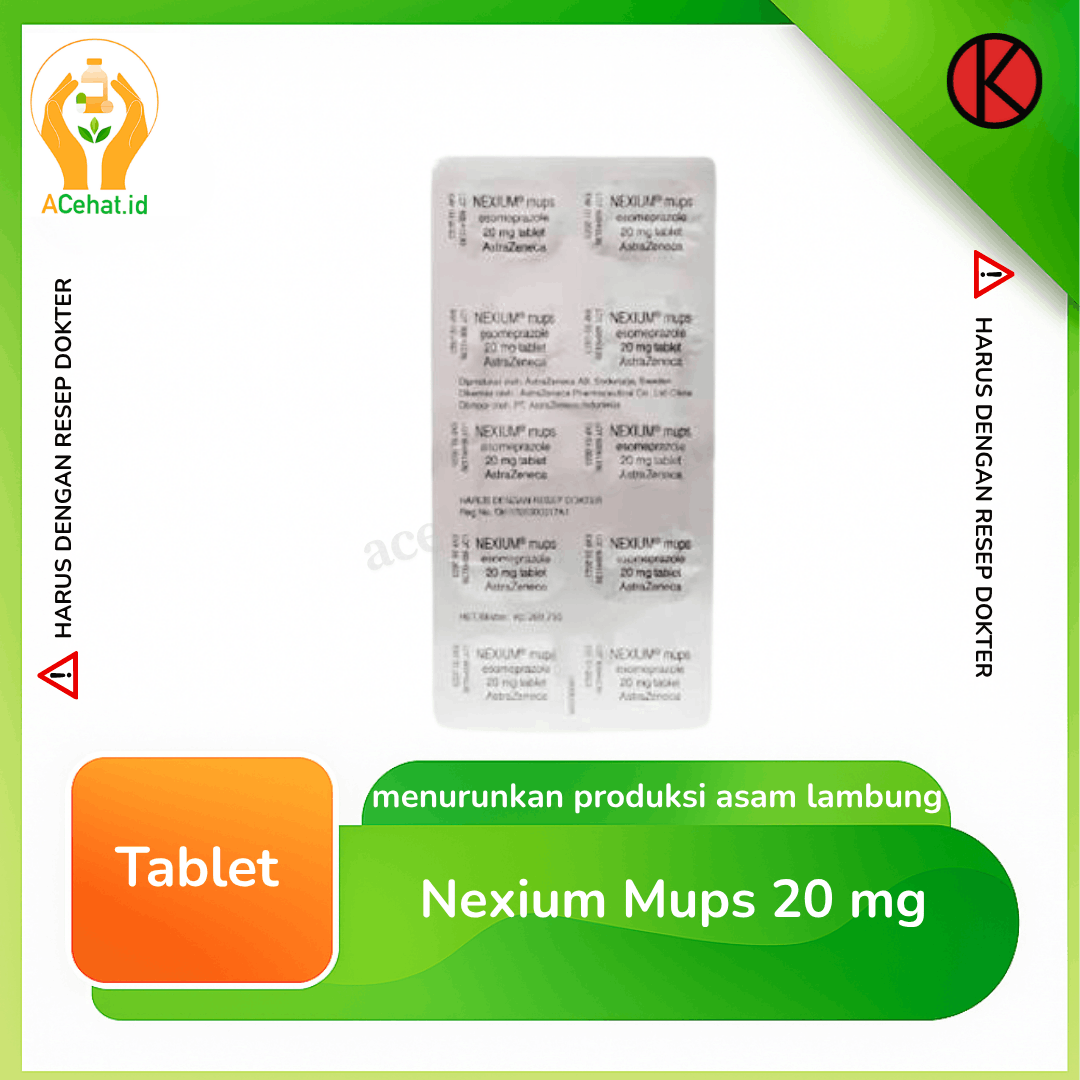 Nexium Mups 20 mg 10 Tablet