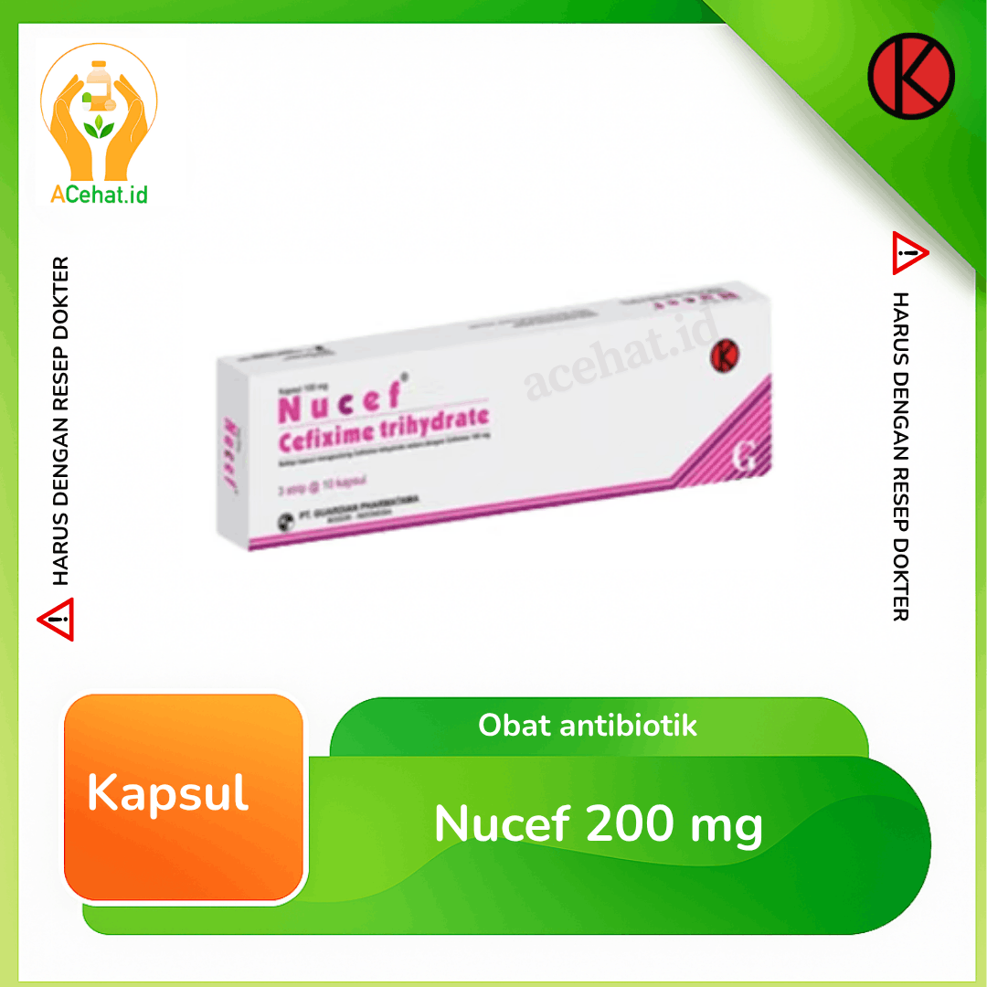 Nucef 200 mg Kaplet
