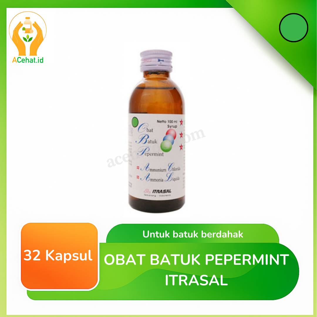 OBAT BATUK PEPERMINT ITRASAL 100ML