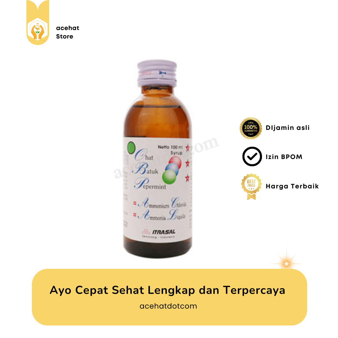 OBAT BATUK PEPERMINT ITRASAL 100ML