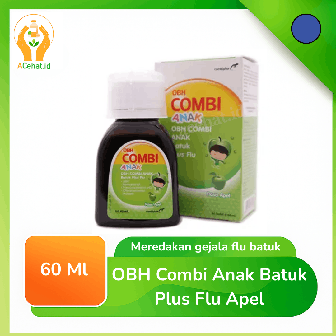 OBH Combi Anak Batuk Plus Flu Apel 60 ml